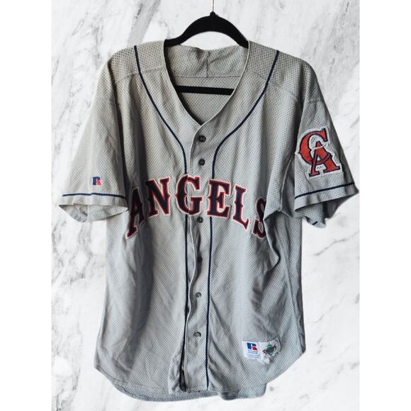 Vintage Russell Athletic MLB California Angels Batting Practice Jersey #23 S46 - Picture 1 of 11